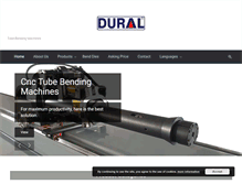 Tablet Screenshot of duralbend.com